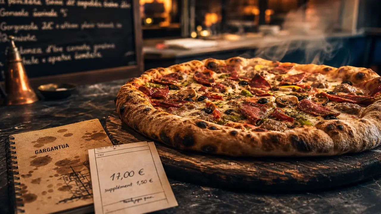 Pizza gargantua à Antibes : menu 12€ à 17€
