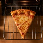 Réchauffer pizza au four chaleur tournante à 180 °C