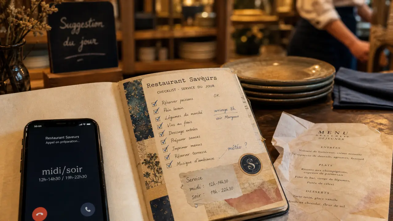 Restaurant saveur : horaires menu réservation
