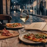 Restaurant Tulle : pizza artisanale et cuisine du terroir sur une table