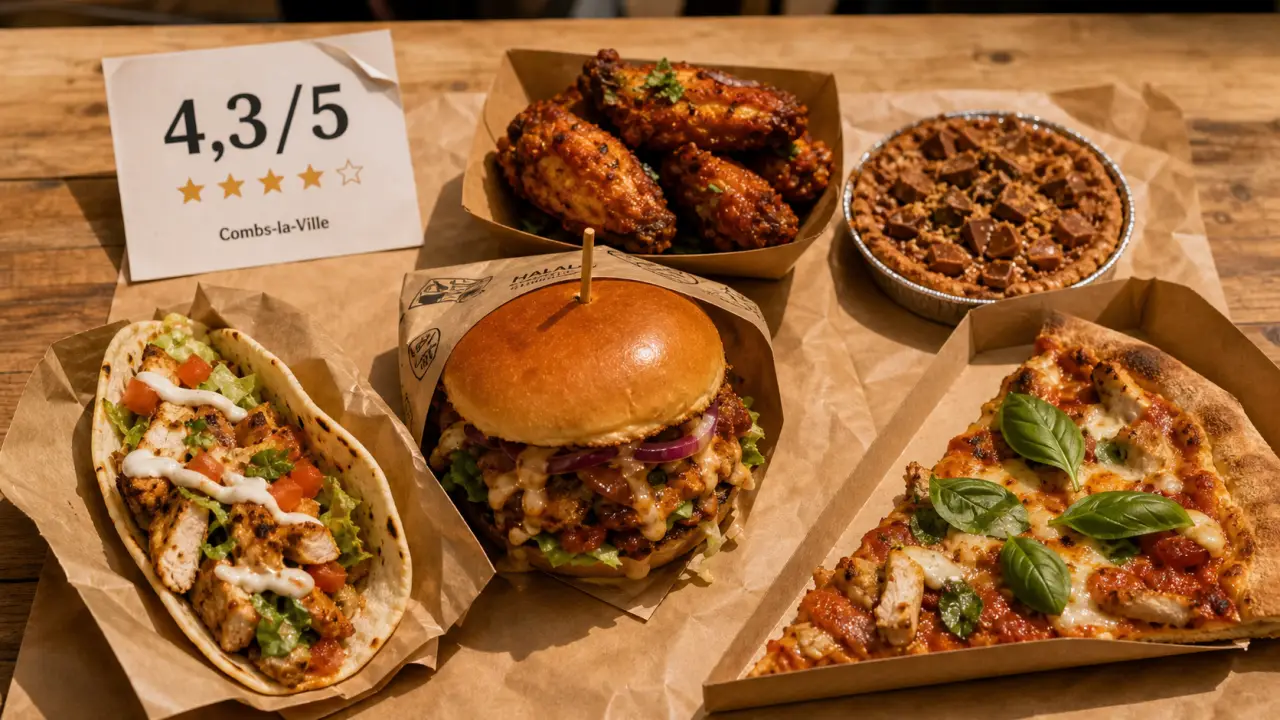 Street food combs la ville : halal tacos burgers pizzas