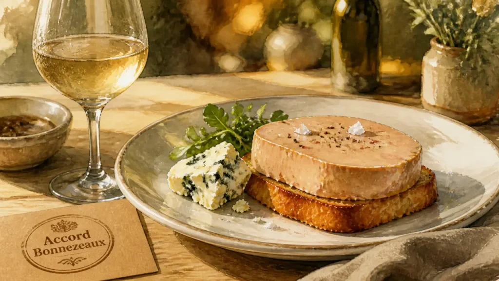 Bonnezeaux et accords mets-vins : foie gras, fromages bleus et desserts à l’abricot