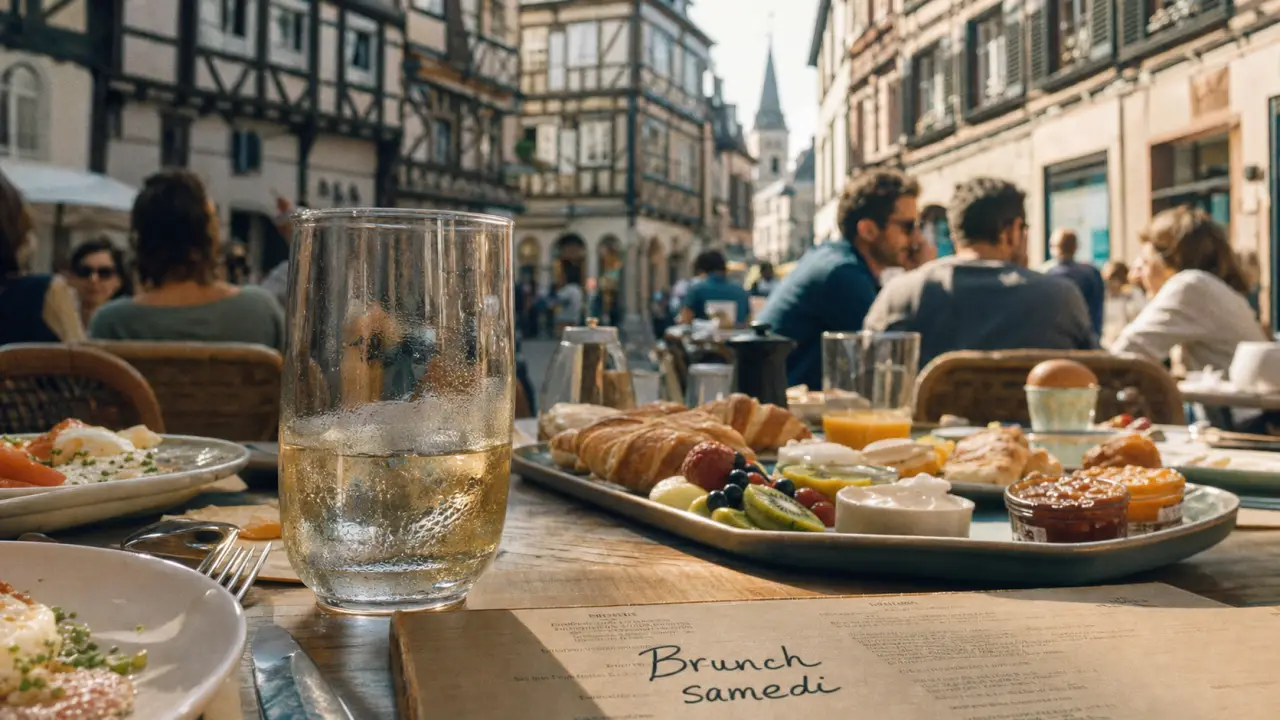 Brunch Strasbourg samedi en terrasse : buffet et formule, cafés alsaciens