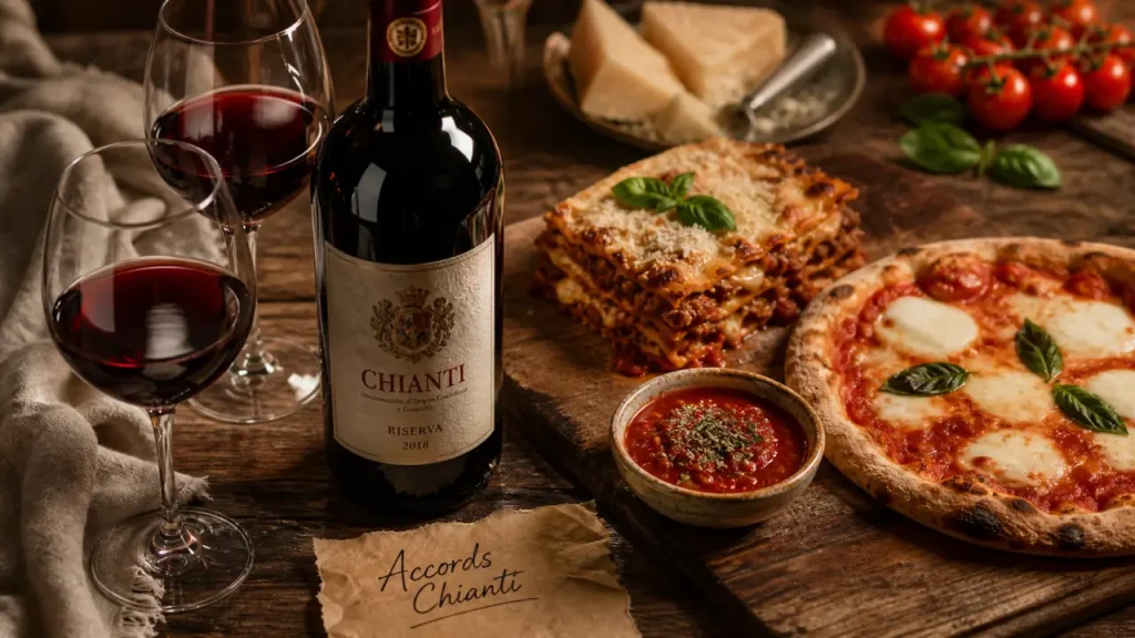 Chianti et accords mets-vins : tomate, grillades, pecorino, et les faux pas à éviter