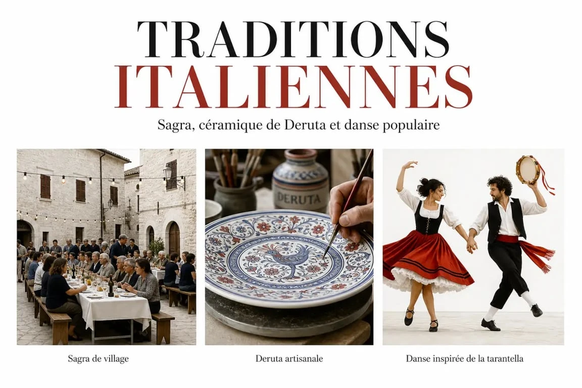 Tradition italienne : sagra, artisanat et danses populaires régionales