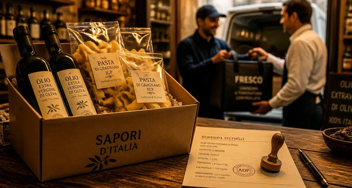 Fournisseur produit italien : grossiste produits italiens et logistique sans faille