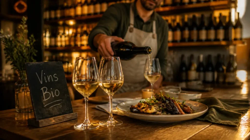 Le Bar à Vin Bio : vins bio, plats vegan et sommelier pour bien choisir