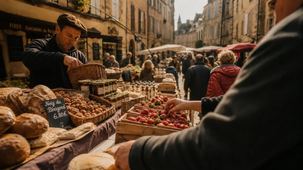 Marchés du Périgord Noir : Sarlat, Saint-Cyprien et les jours à privilégier