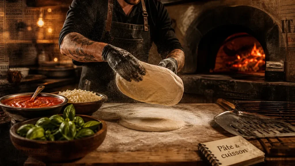 Profession pizzaiolo : entre pâte, cuisson et cadence, le quotidien derrière le four