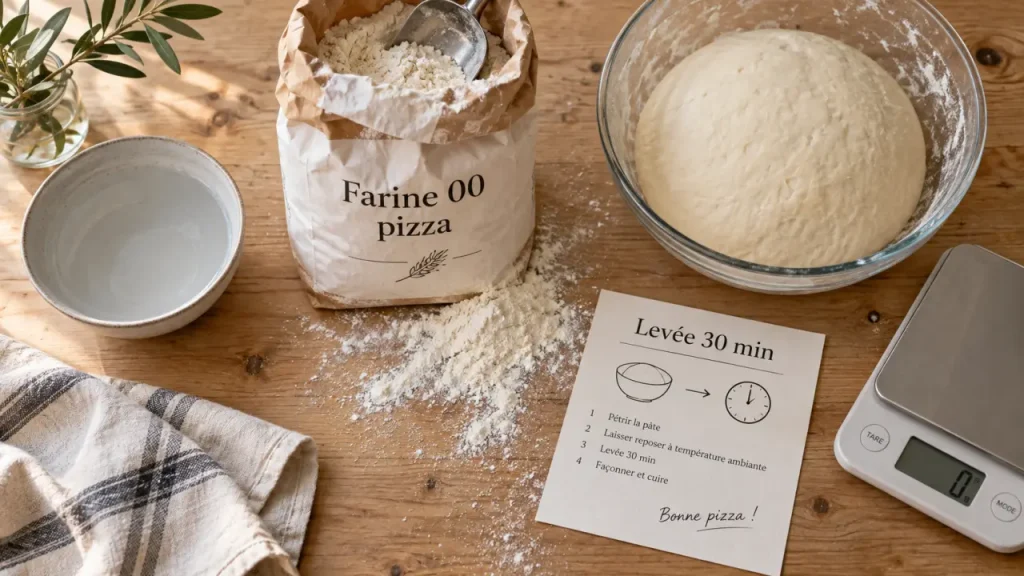 Farine 00 pour pizza : choisissez-la selon la pâte et le temps de levée
