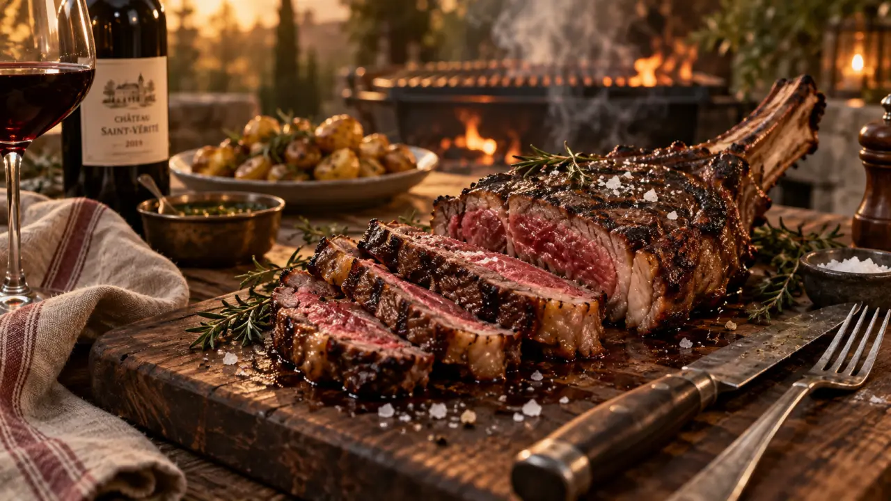 Restaurant viande Alsace : côte de bœuf grillée