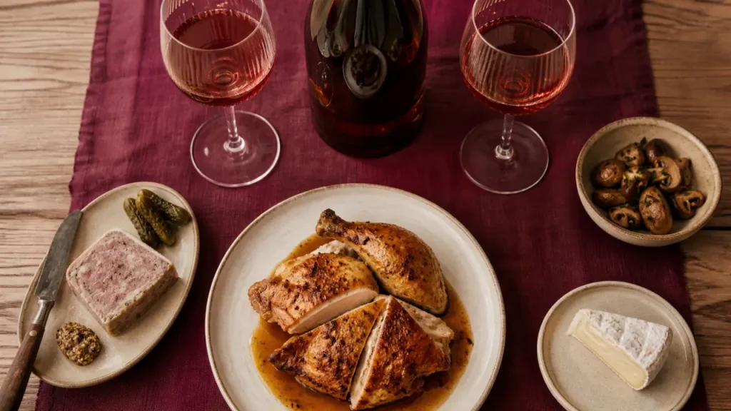 Quel plat servir avec un Saint-Amour ? Volailles, cuisine lyonnaise et fromages doux