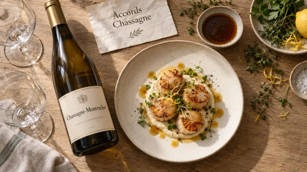 Chassagne-Montrachet blanc : quels accords entre volaille, poissons et fromages ?