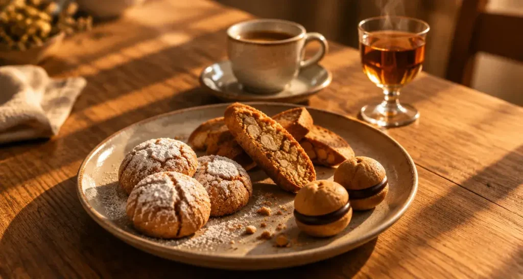 Biscuits italiens : quelle texture choisir entre amaretti, cantucci et baci di dama ?