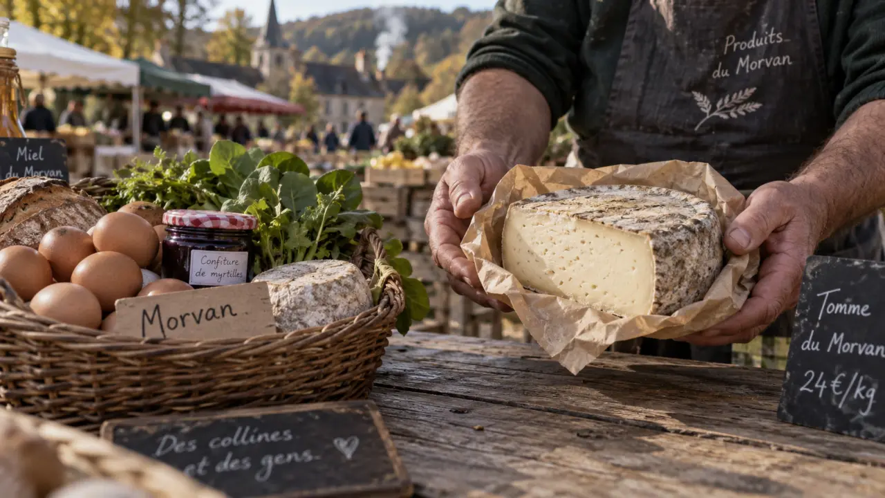 Producteurs locaux Morvan : panier fermier, œufs et fromage