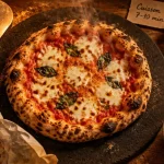 Temps de cuisson de pizza : margherita sur pierre, 7-10 min au four
